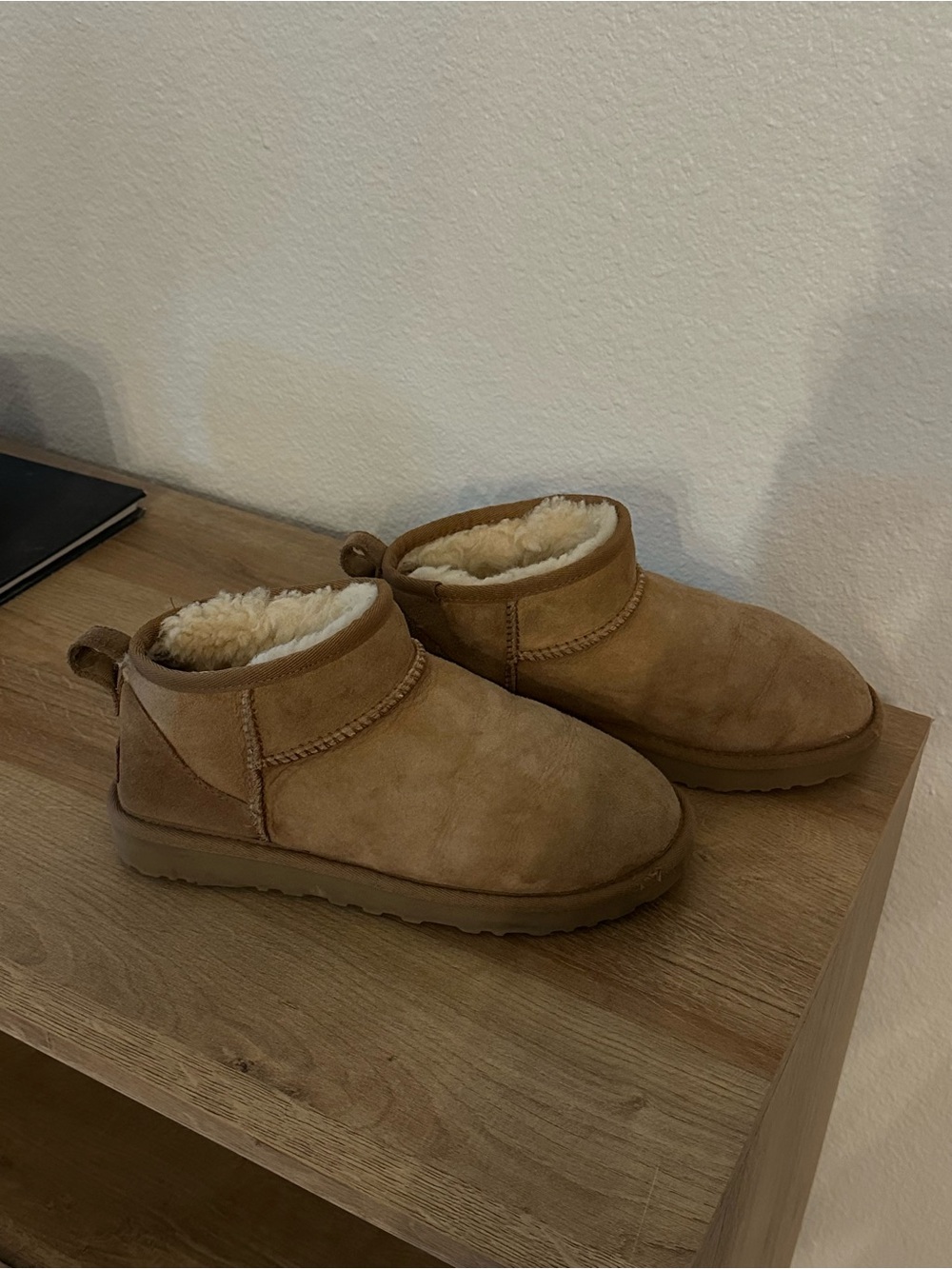 UGG Classic Mini Suede Ankle Boots in Brown US 6